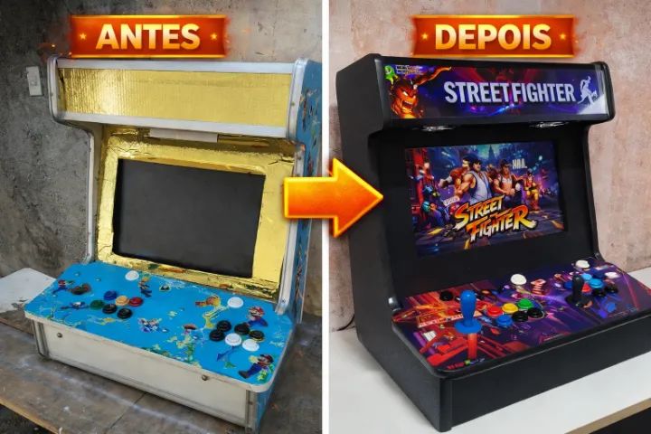 Fliperama Arcade Bartops - Manutenção e Reforma - Foto 3