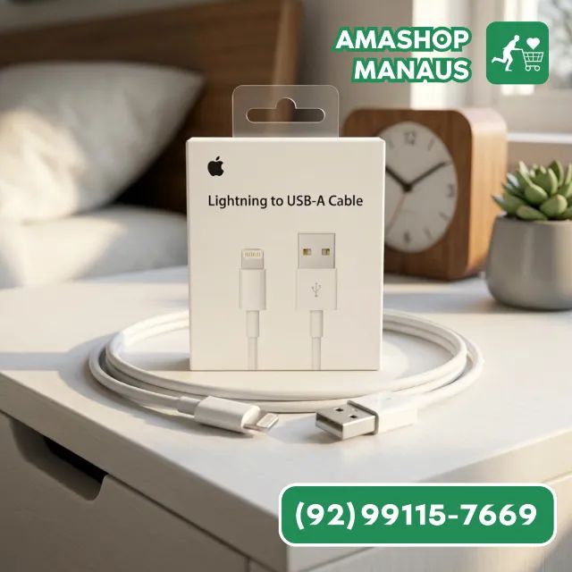 Cabo Lightning Para Iphone Carregador Dados Usb