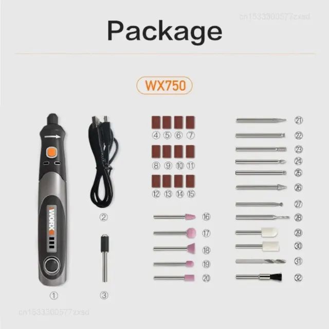 Retifica Worx 4V WX750 a Bateria - Compacta e Versátil - Foto 2