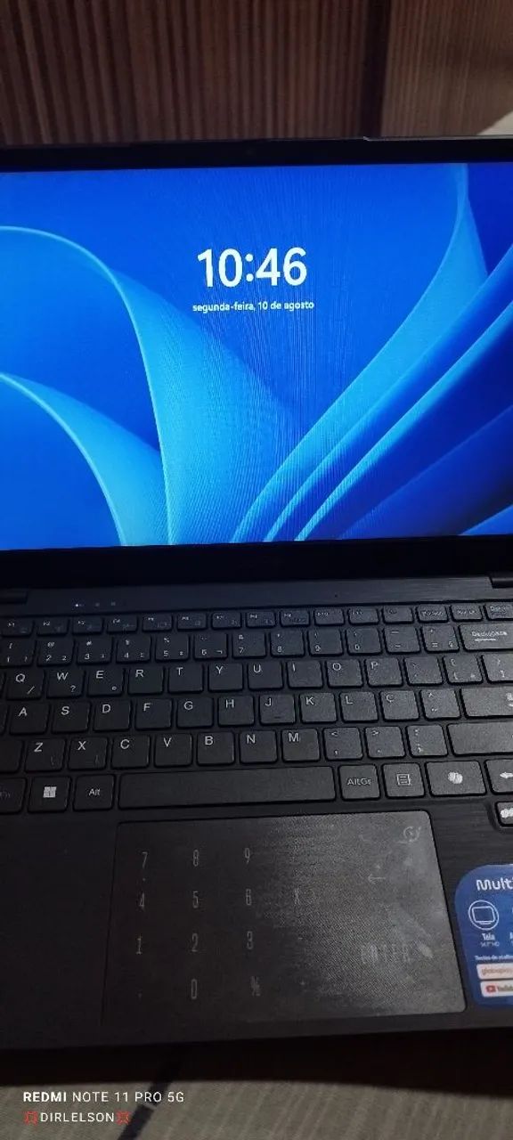 Notebook Multilaser ultra, praticamente novo, possui a película ainda no visor! - Foto 2