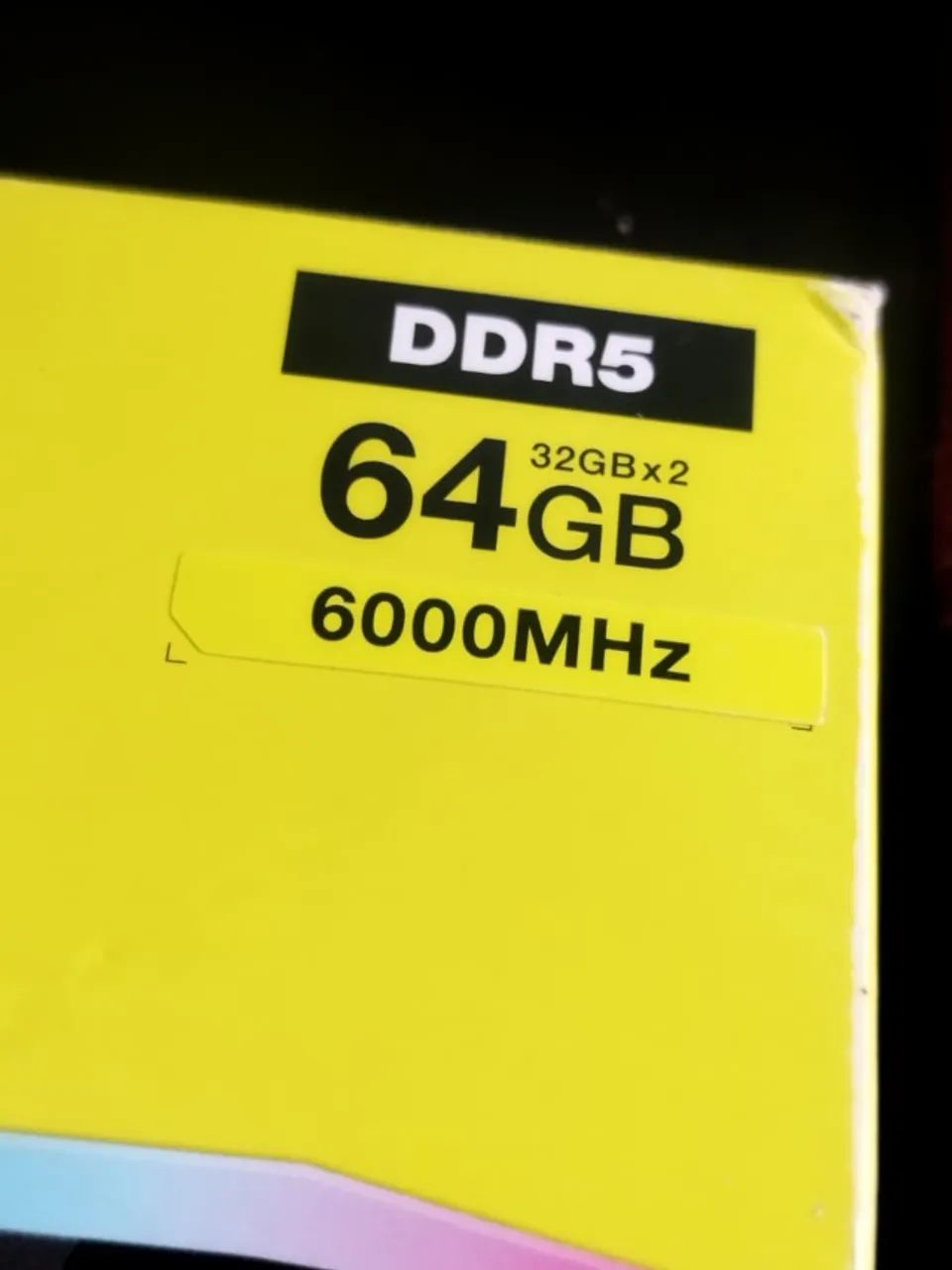 KIT 64GB DDR5 CORSAIR VENGEANCE RGB 6000MHZ - Foto 2