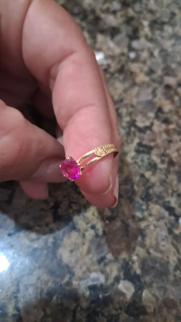 Vendo Anel em Ouro 18k  - Foto 4