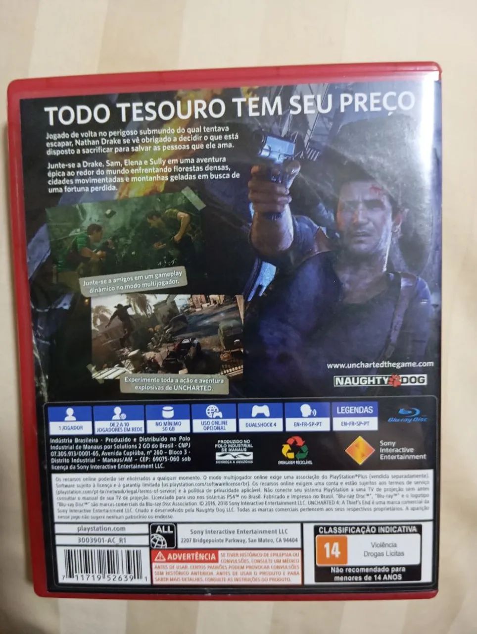 Game Uncharted 4 A Thief's End PS4 - Foto 2