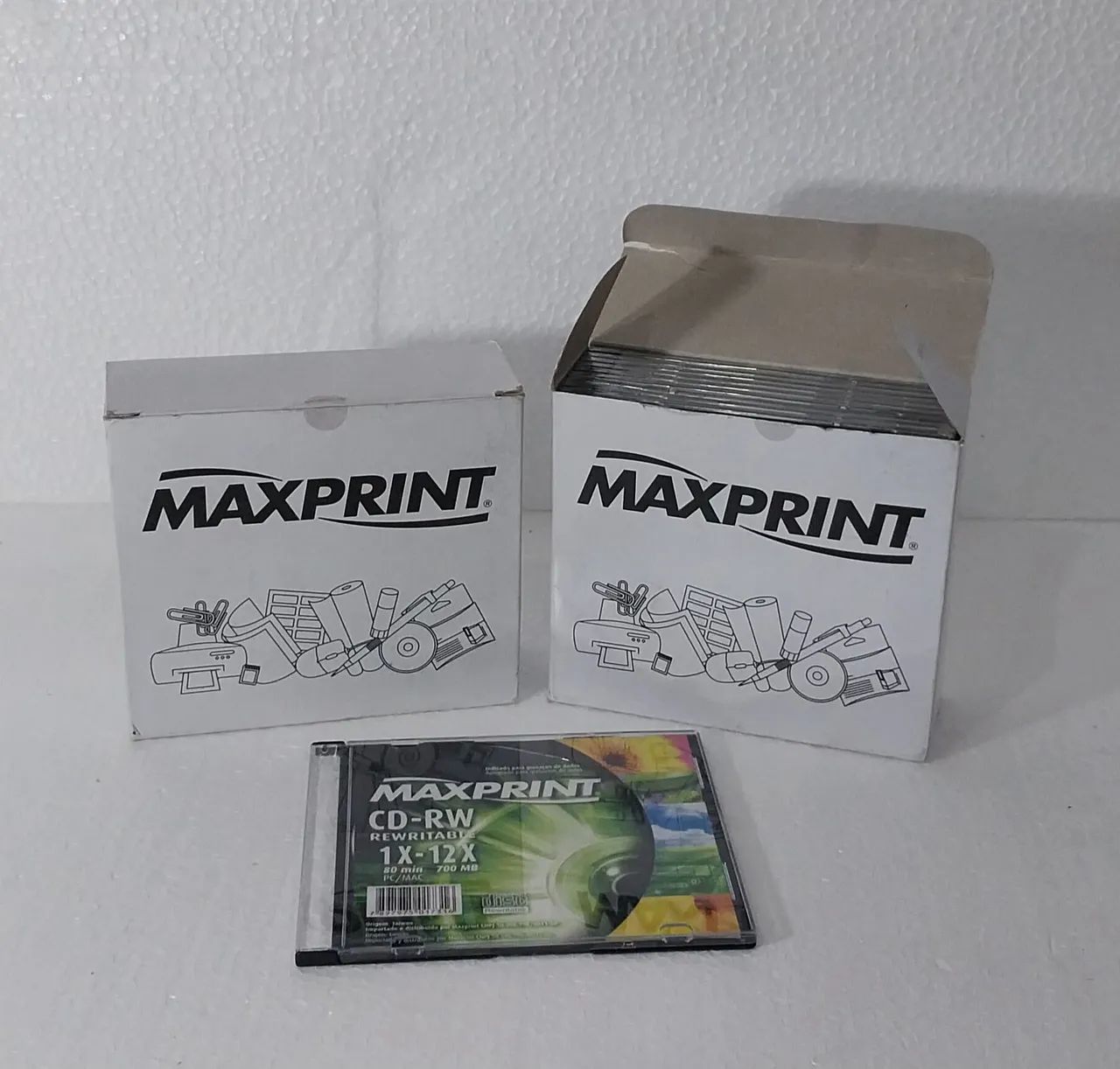 20 unidades RW REWRITABLE MAXPRINT 