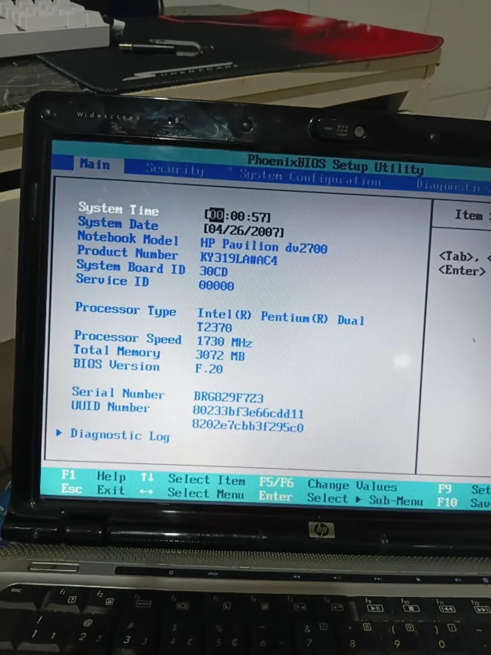 Notebook HP Pavilion dv2000 - Notebooks - Olaria, Aracaju