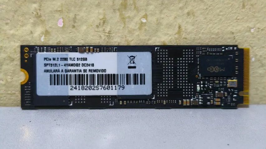 SSD NVMe M.2 512GB PCIe