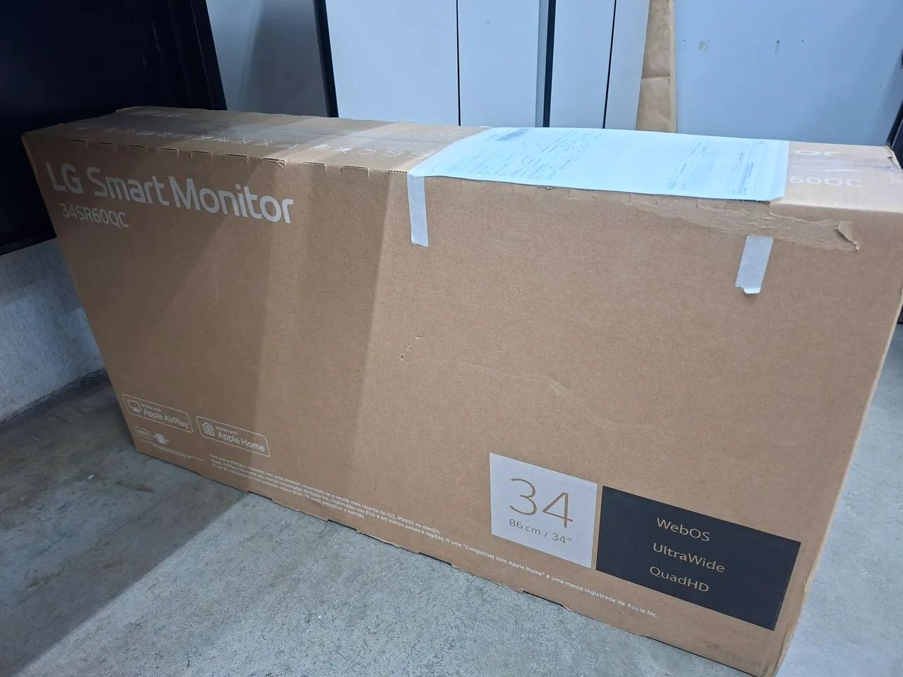 Monitor smart LG 34 LACRADO ultrawide