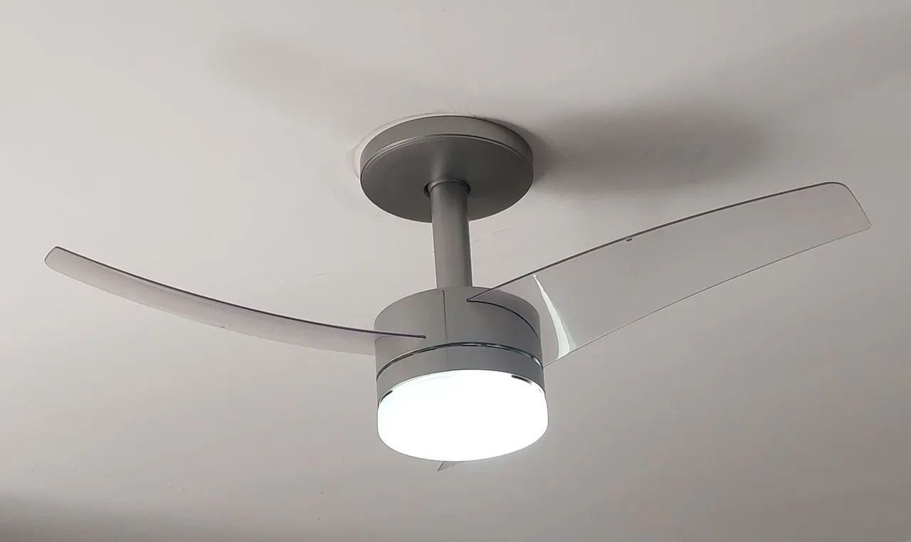 Ventilador de Teto Arno - Prata Transparente - Foto 4