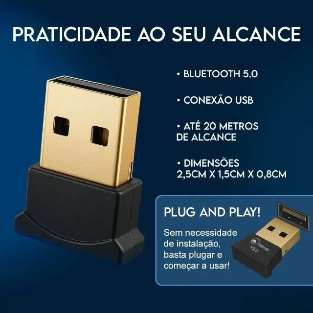 Bluetooth 5.3 p/ computador