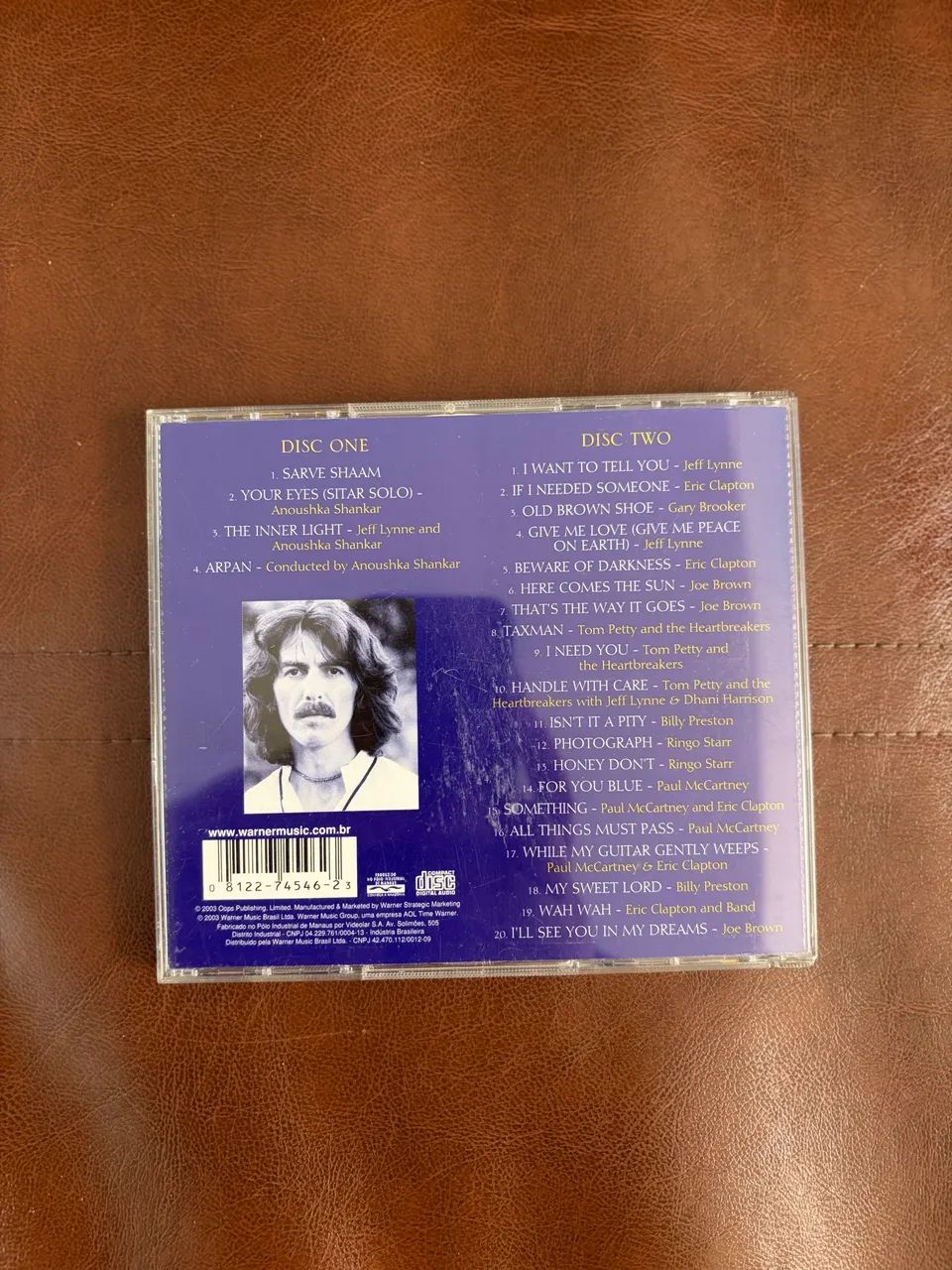 CD Duplo - George Harrison Concert for George - Foto 3