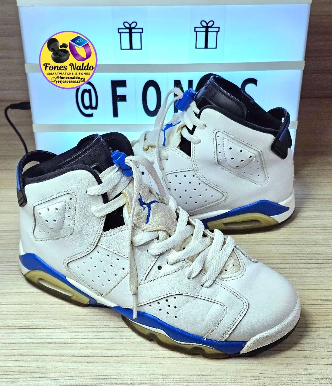 Nike Air Jordan 6 Retro Sport Blue. - Calçados - Vila Emílio, Mauá