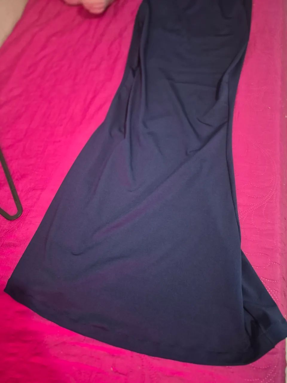 Vestido longo azul marinho  - Foto 3
