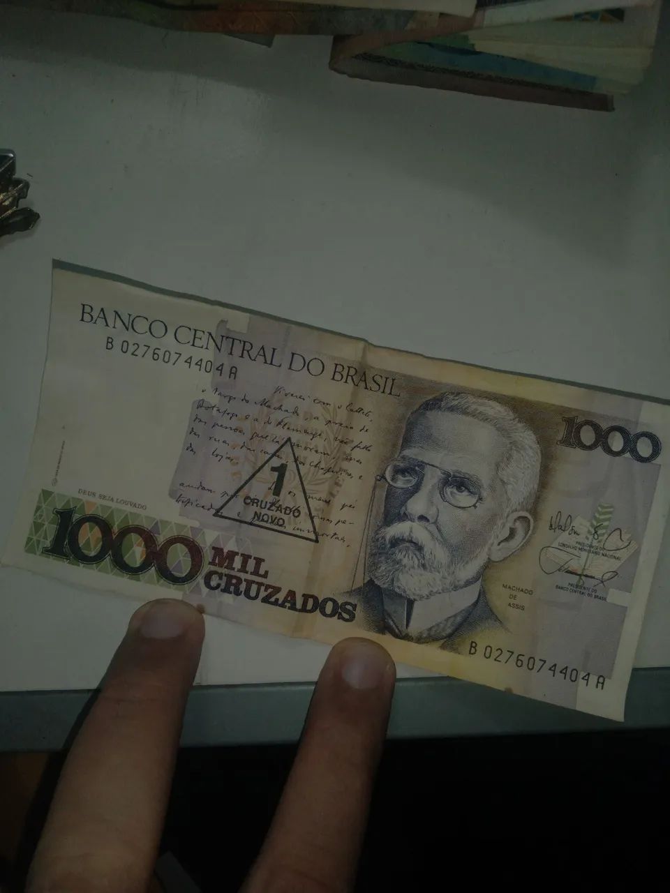Cédula cruzados 1000 