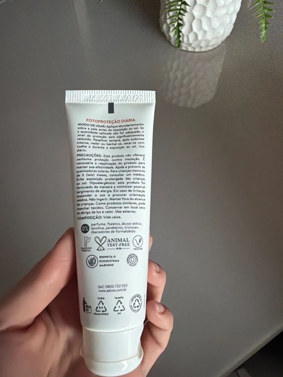 Protetor Solar ADCOS mousse mineral  - Foto 2