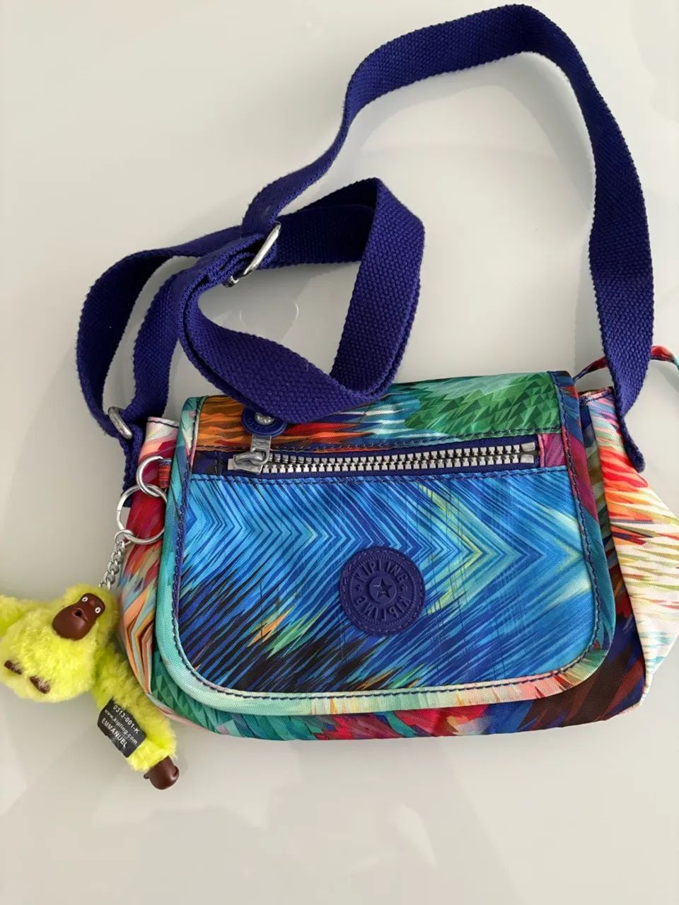 Bolsa Kipling original colorida 