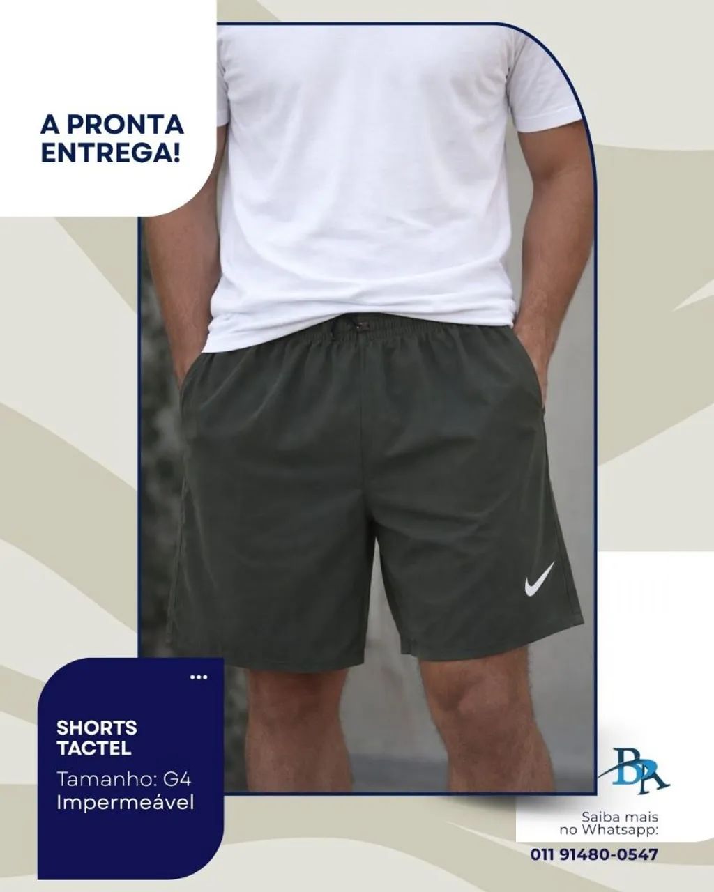 Bermudas em Tac-Tel rápida secagem  - Foto 3