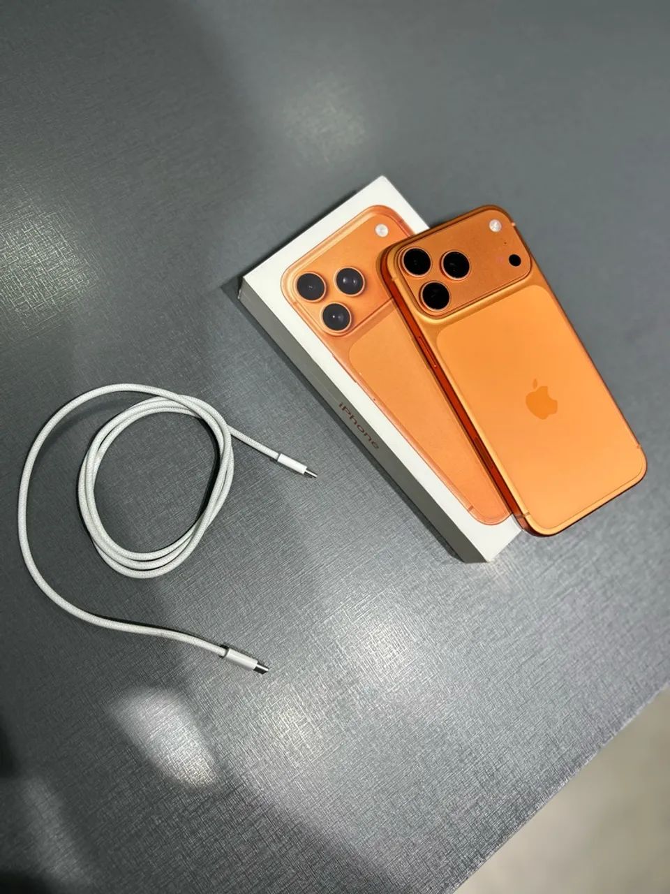 17 pro max iPhone 256 barato e novo  - Foto 4