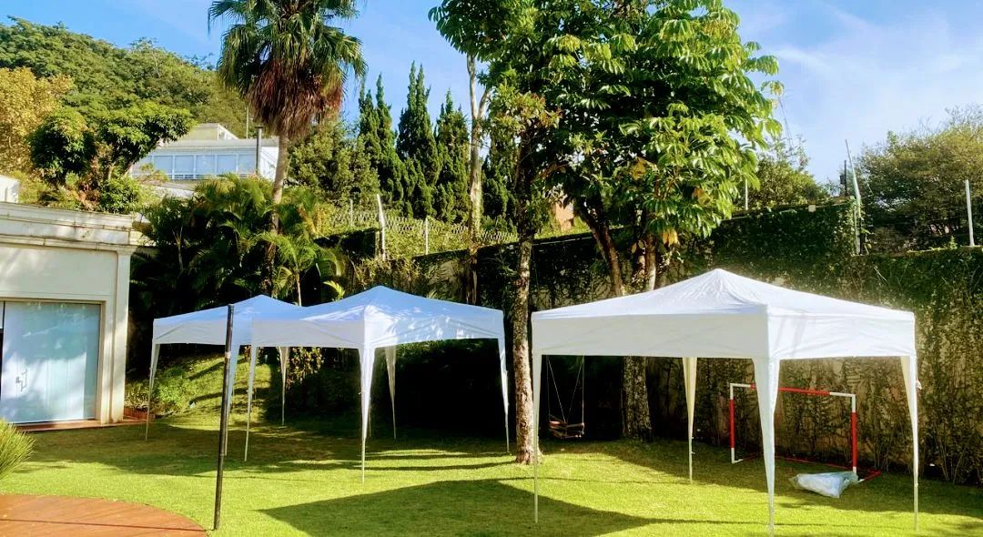 Lote de 03 Tendas 3x3 Sanfonadas Resistente  - Foto 3