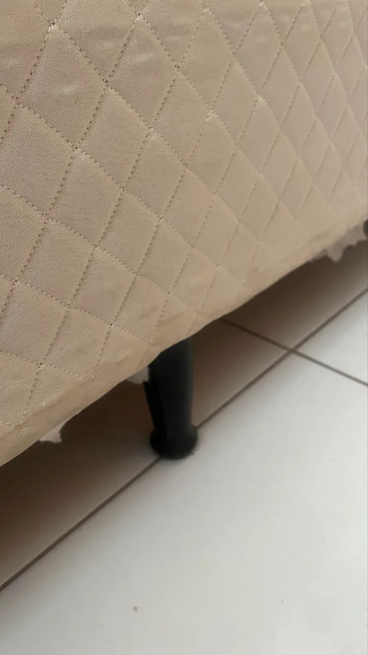 Cama casal Ecoflex - usada (Box e colchão)  - Foto 5