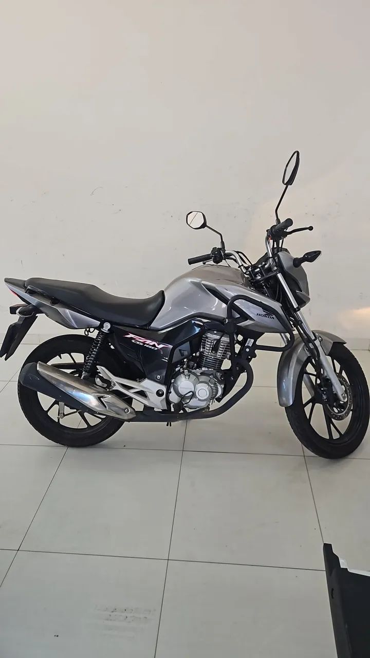 Moto CG FAN 160 Cinza  - Foto 3