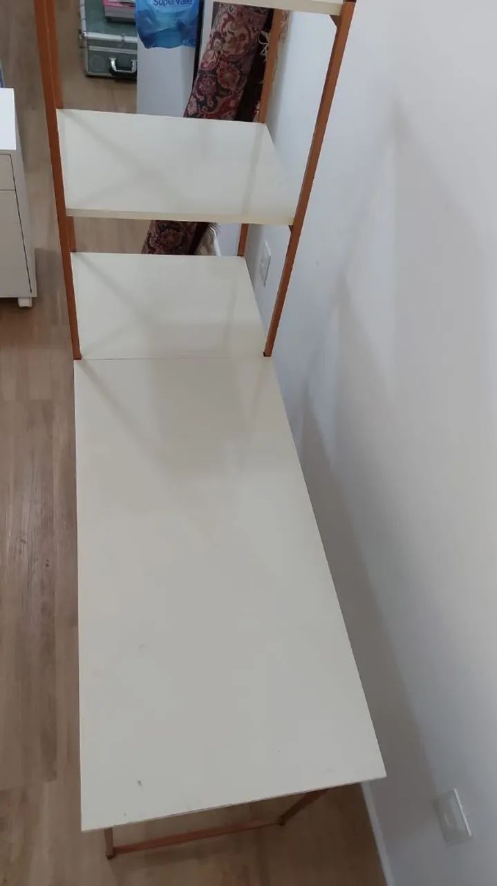 Mesa com estante / entrego em Florianópolis  - Foto 3