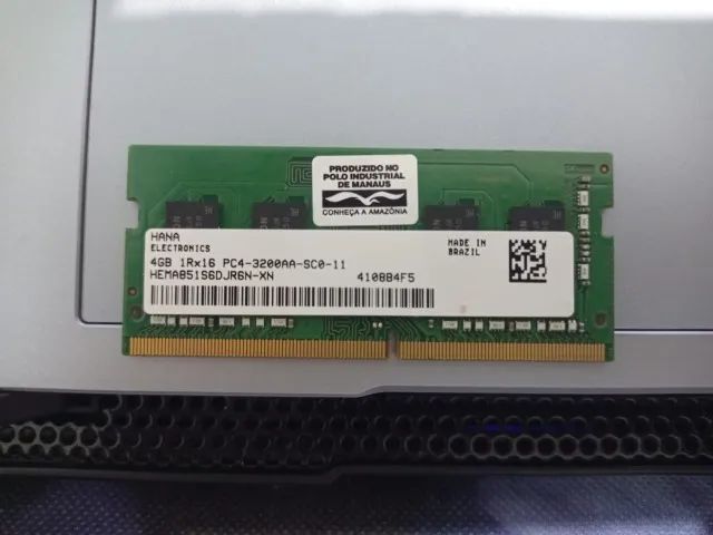 Memória Ram Notebook 4gb 3200mhz Ddr4