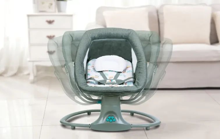 Cadeira De Descanso Para Bebê- Mastela Techno Premium Elétrica muito nova - Foto 6