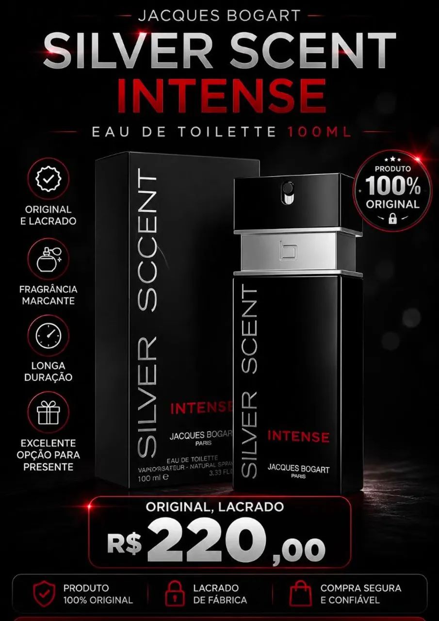 Perfume Masculino - Silver Scent Intense