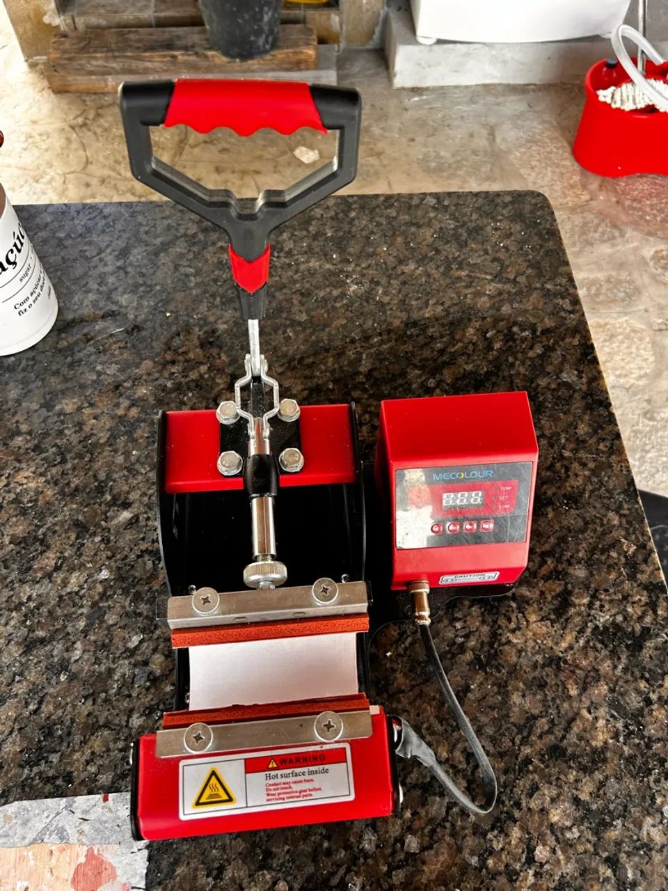 Prensa térmica de canecas Mecolour