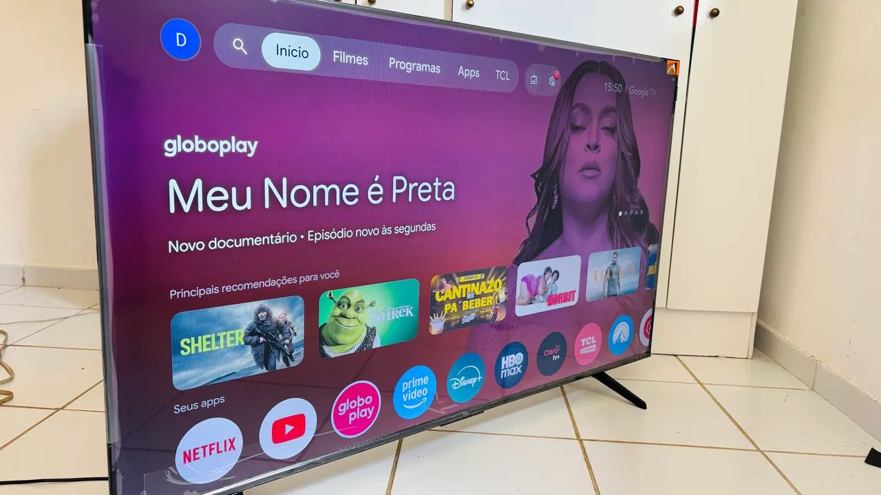 TV de 55 polegadas marca TCL - Foto 5