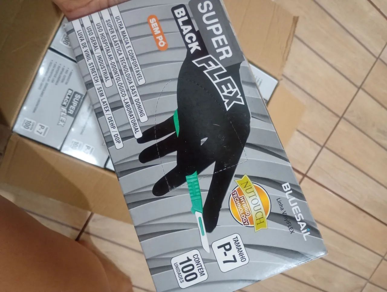 Luvas vinil flex TAM P - Foto 2