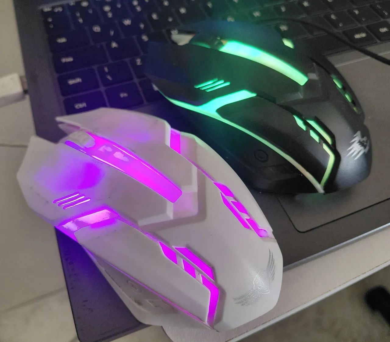 Kit 1 teclado e 2 mouse  - Foto 3
