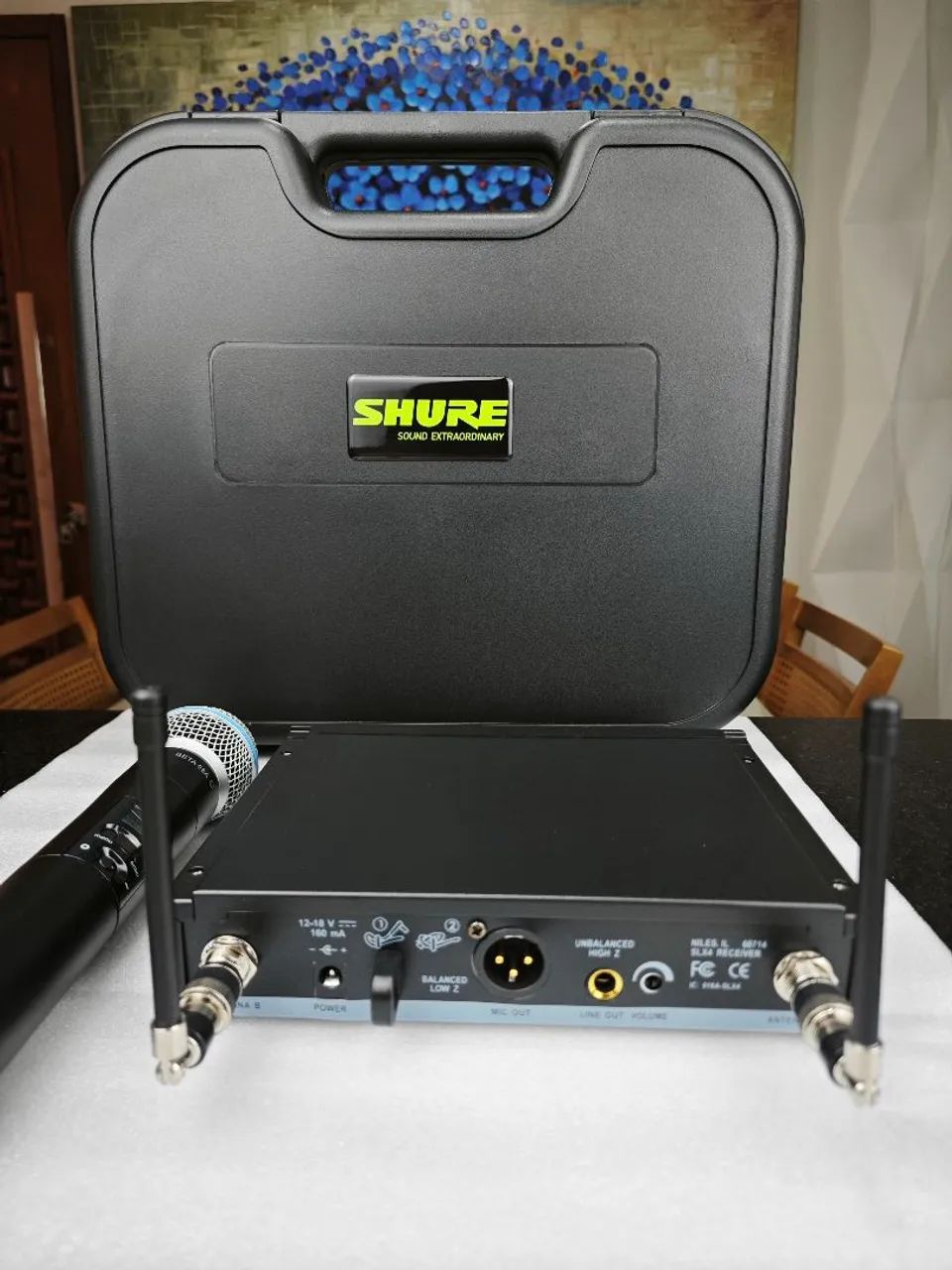 MICROFONE SLX4 BASTÃO SLXD2 + CASE - Foto 5