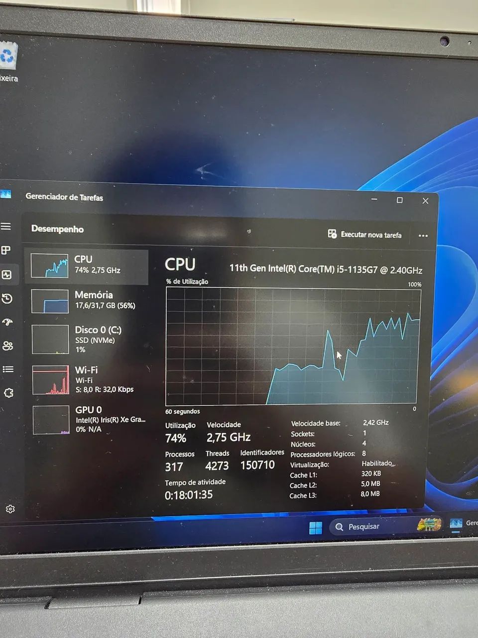 Notebook Dell Inspiron | i5 | 32gb RAM | NVME 512gb - Foto 2