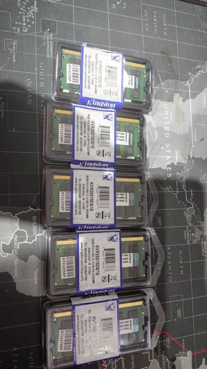 memoria notebook 16 gb nova lacrada  frequencia 2666 mhz  retirada em maos nao faco olx pl