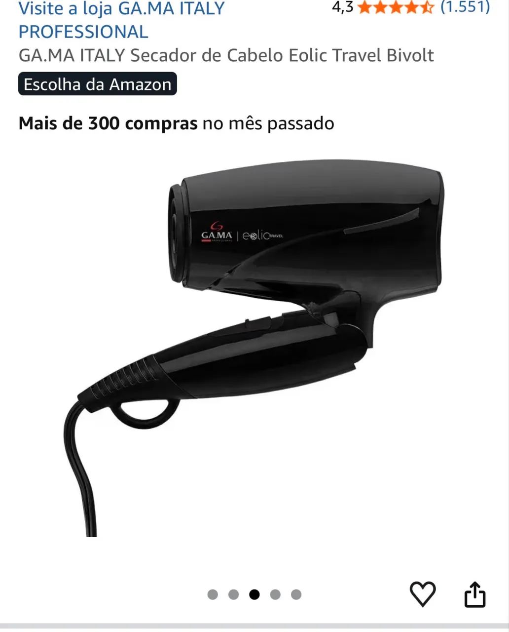 Secador Dobrável 