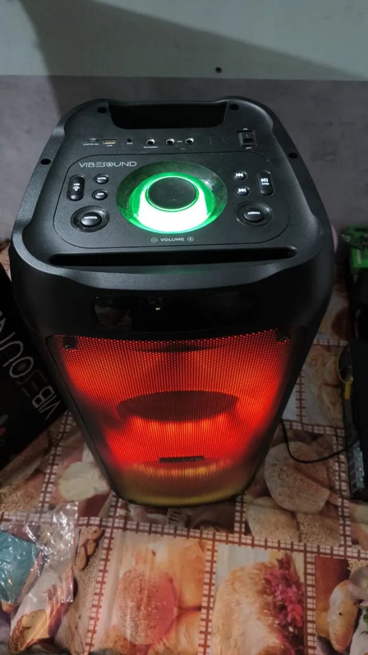 Caixa de som VibeSound V7 Fire - Foto 4