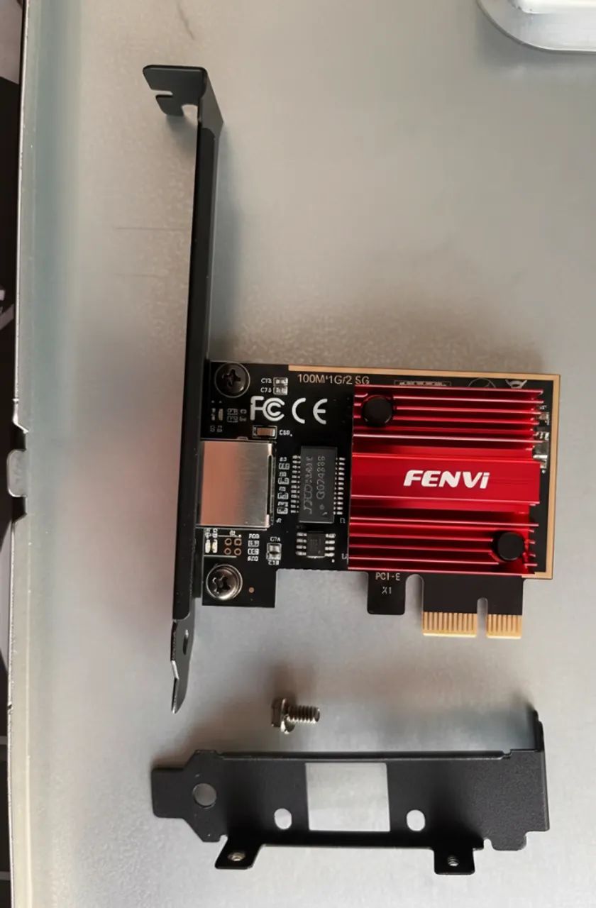 Placa de Rede FENVI 2.5Gbps Gigabit Ethernet - PCI Express (RTL8125B) - Foto 2