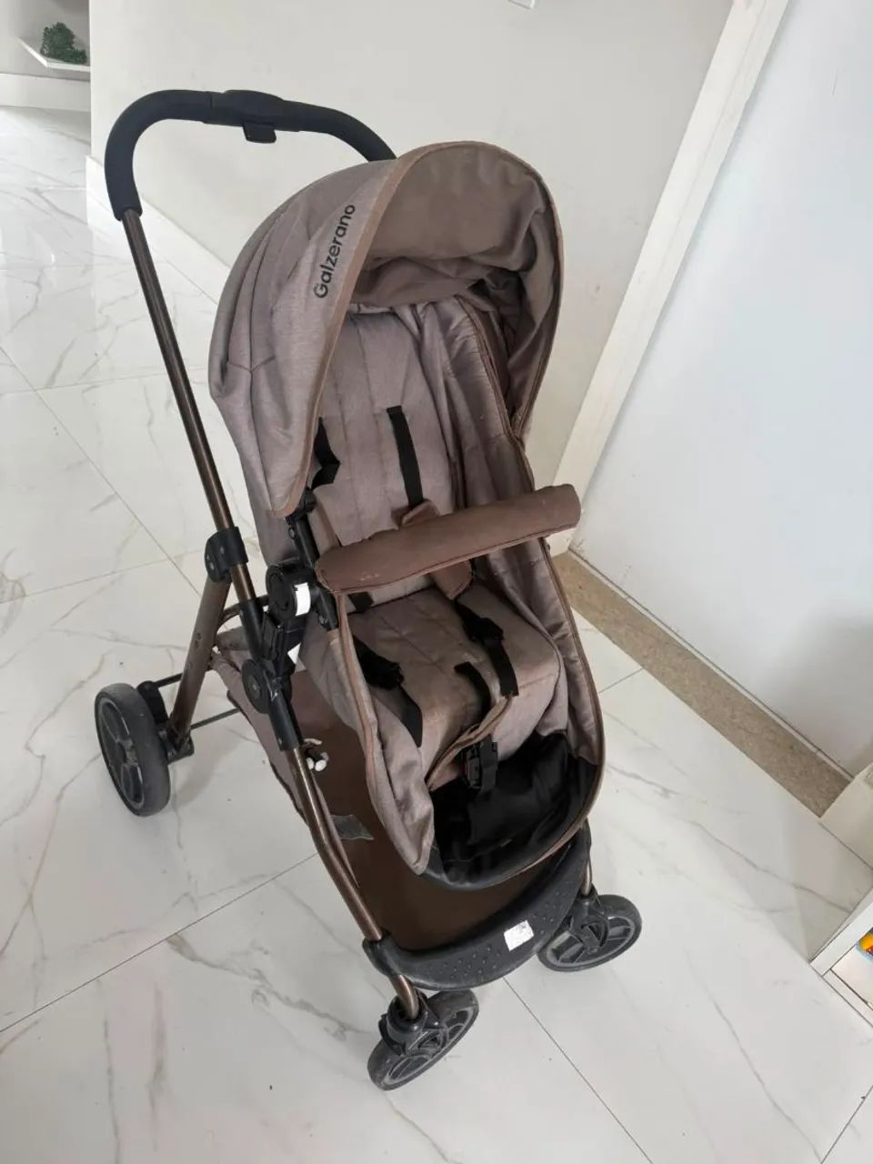 Carrinho Bebê Galzerano 3 em 1 - Foto 2