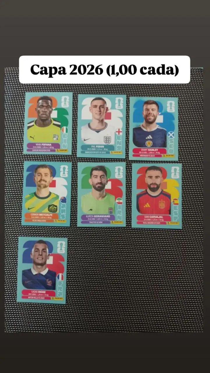 Figurinhas da Copa 2026 - Foto 4