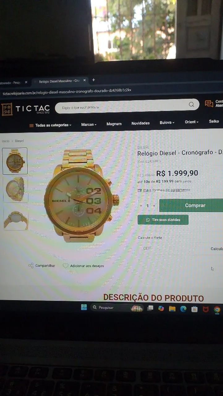Relógio diesel original  - Foto 4