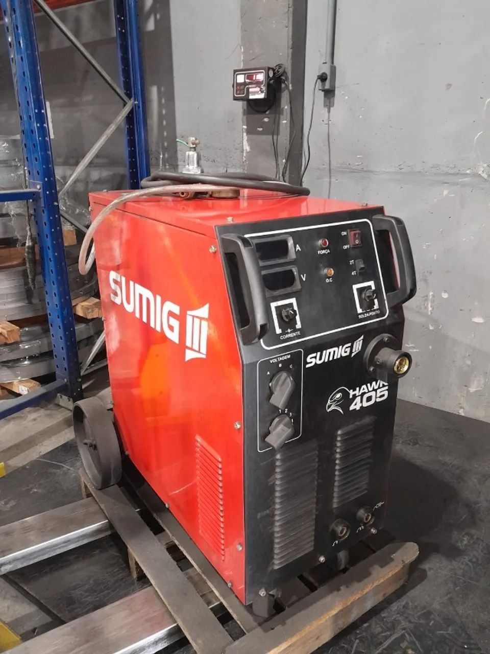 Máquina de solda SUMIG HAWK 405 semi-nova! - Foto 3