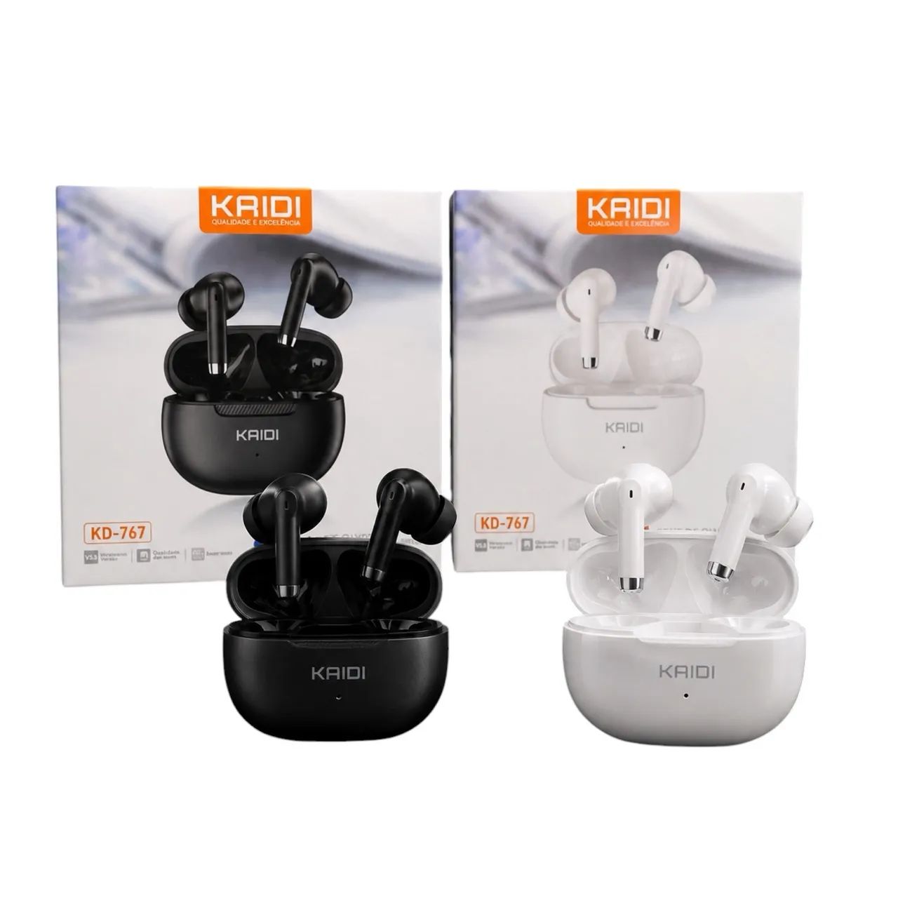 FONE DE OUVIDO BLUETOOTH KAIDI KD-767 TWS