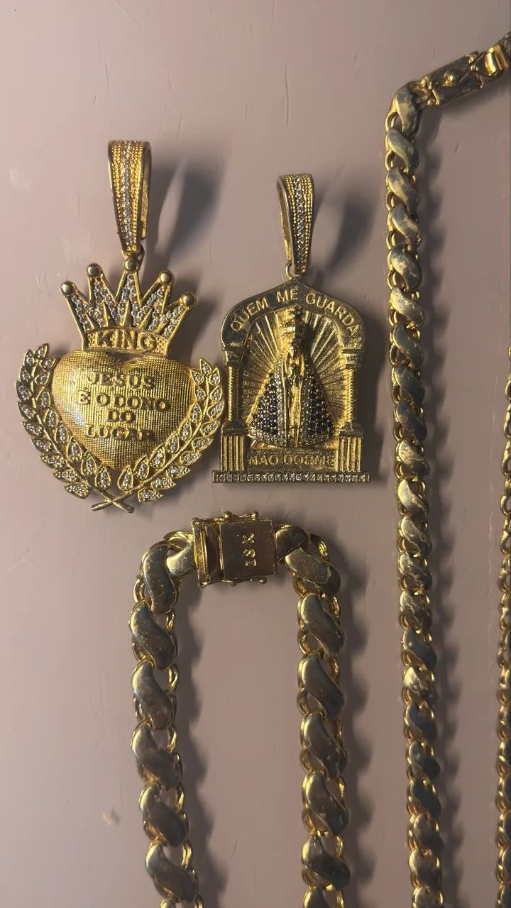 Corrente banhada a ouro 18K  - Foto 3
