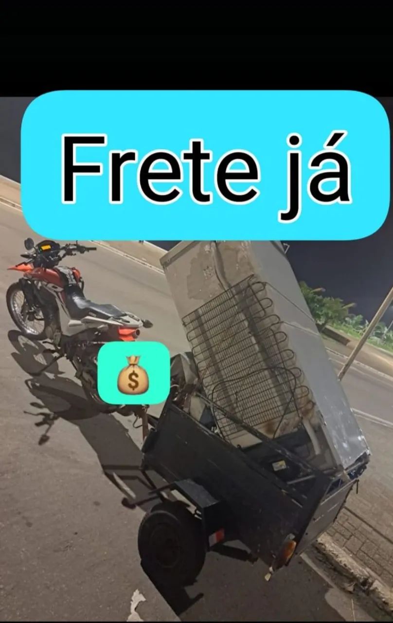 Frete na carrosinha de moto zap *