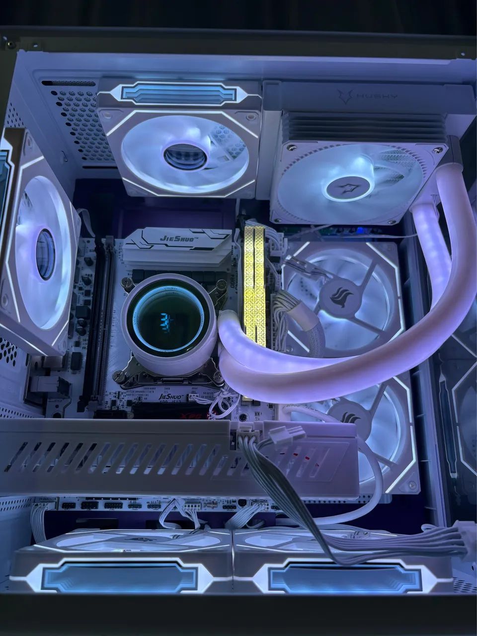 Pc Gamer Rx 580, full white - Foto 3