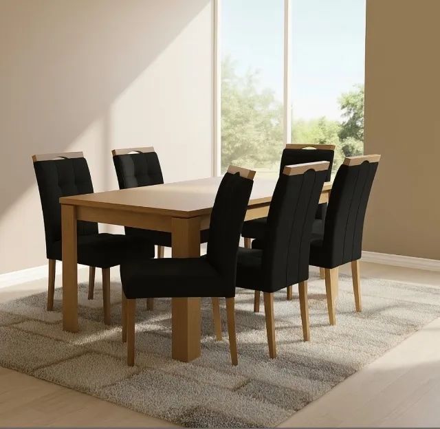 Conjunto de Jantar Monteluna 6 Lugares