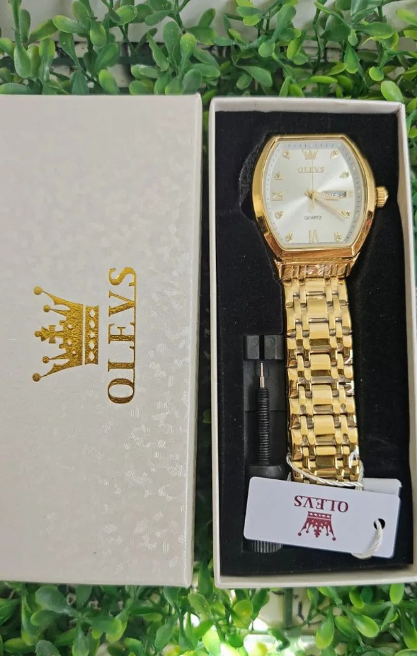 Relogio Feminino Dourado - Foto 2