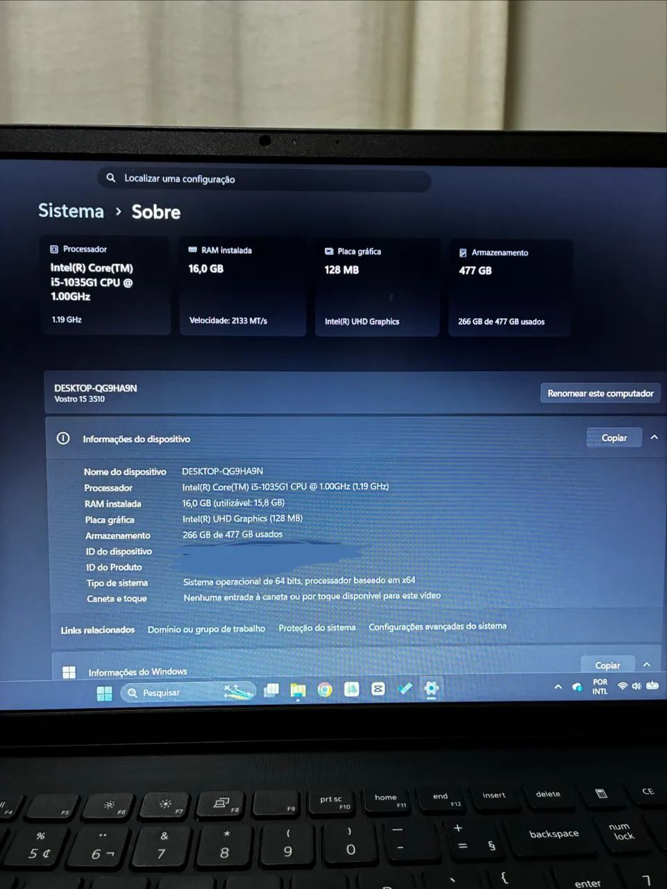 Notebook Dell Inspiron 15 | Intel Core i5 11ª Gen | 8GB RAM | SSD | Windows 11 - Foto 2