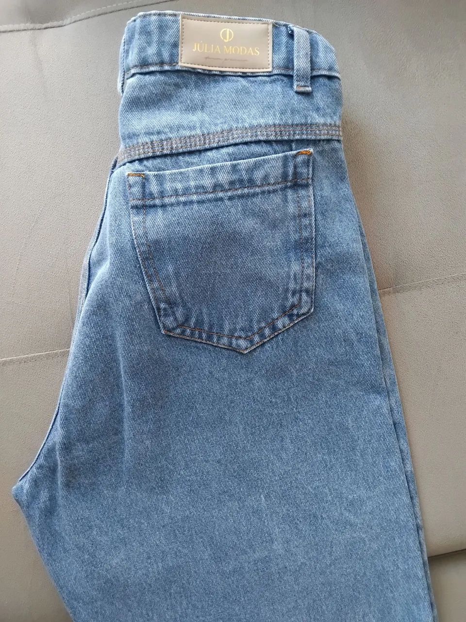 Calça wide leg jeans NOVA tam 42 - Foto 3